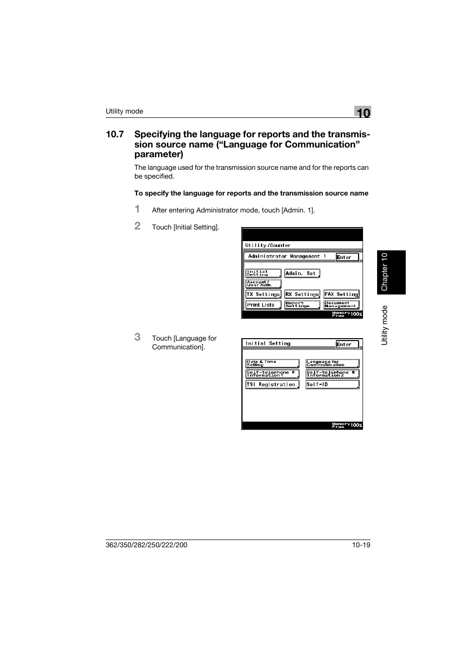 P. 10-19 | Konica Minolta bizhub 222 User Manual | Page 202 / 366