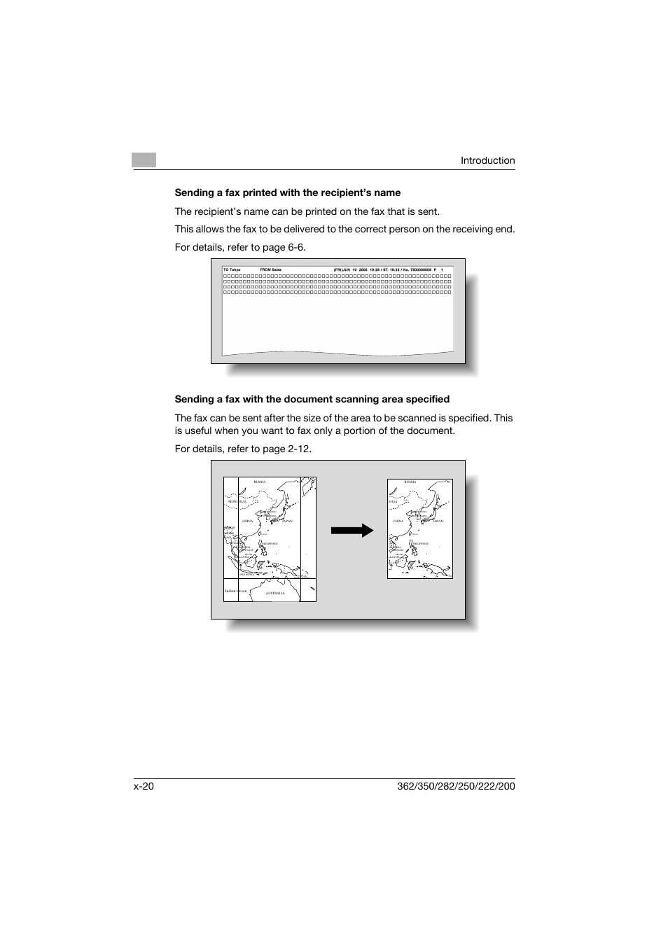 Sending a fax printed with the recipient’s name | Konica Minolta bizhub 222 User Manual | Page 21 / 366
