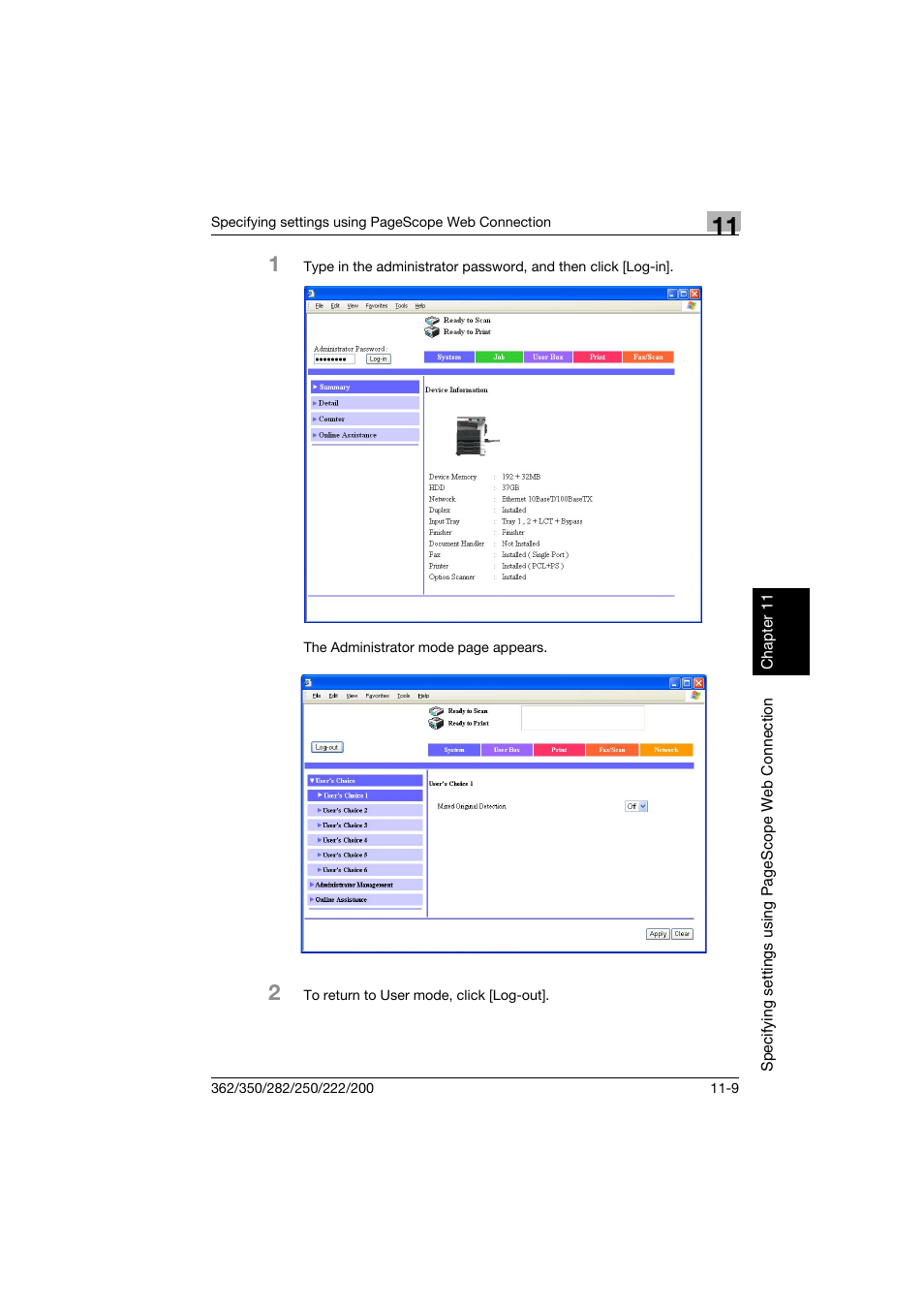 Konica Minolta bizhub 222 User Manual | Page 292 / 366