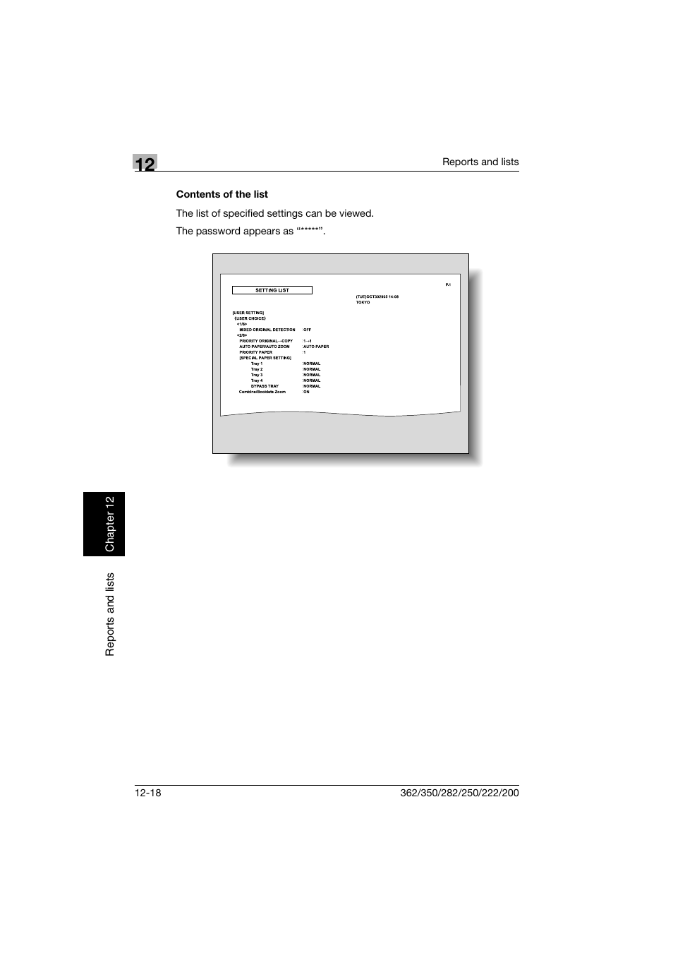 Contents of the list, Contents of the list -18 | Konica Minolta bizhub 222 User Manual | Page 351 / 366