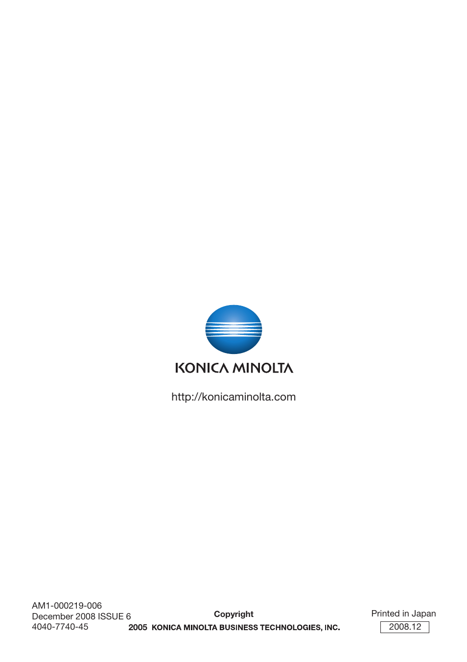 Konica Minolta bizhub 222 User Manual | Page 366 / 366