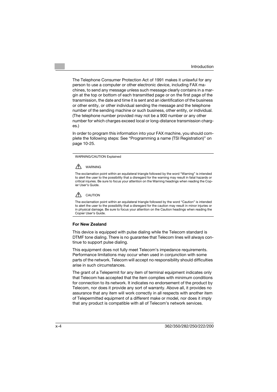 For new zealand | Konica Minolta bizhub 222 User Manual | Page 5 / 366