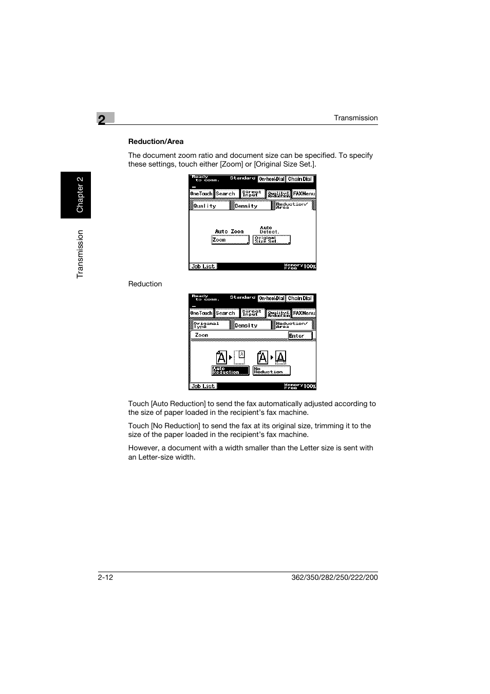 Reduction/area, Reduction/area -12 | Konica Minolta bizhub 222 User Manual | Page 55 / 366