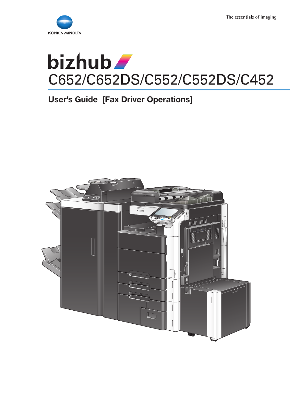 Konica Minolta BIZHUB C652DS User Manual | 73 pages
