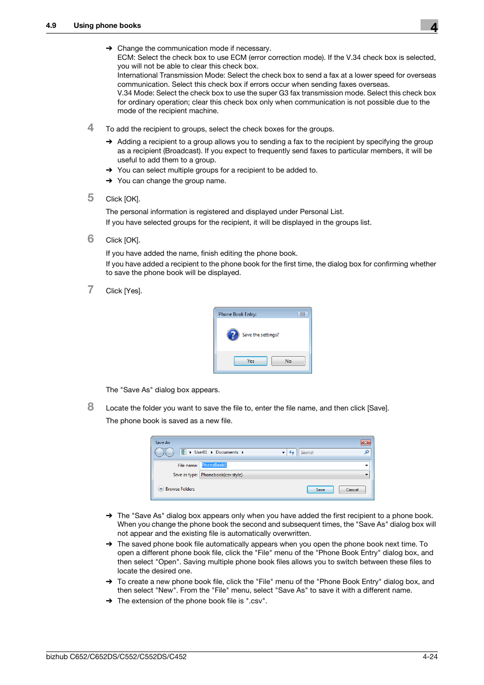Konica Minolta BIZHUB C652DS User Manual | Page 55 / 73
