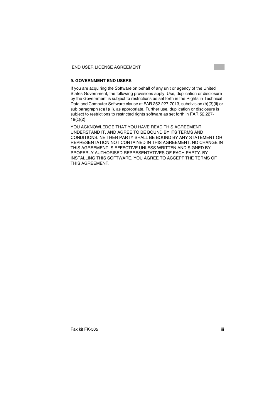 Konica Minolta FK-505 User Manual | Page 4 / 190