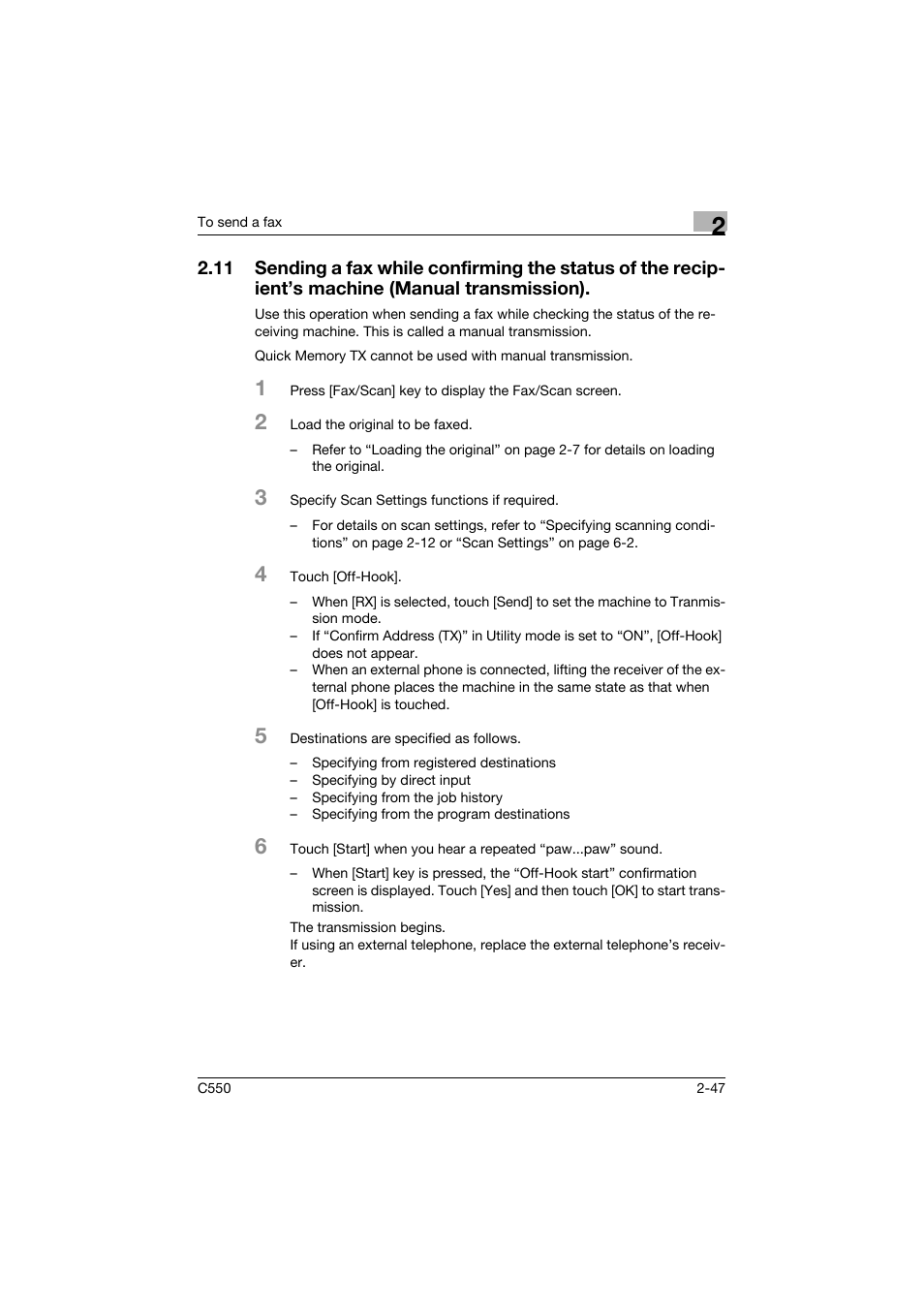 Konica Minolta bizhub C550 User Manual | Page 103 / 491