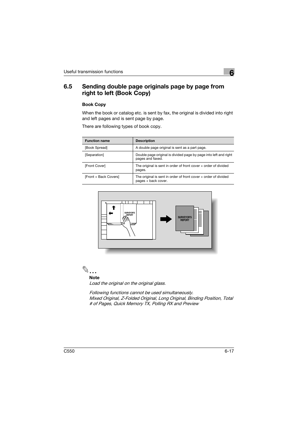 Book copy, Book copy -17 | Konica Minolta bizhub C550 User Manual | Page 176 / 491