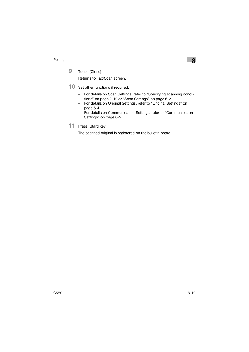 Konica Minolta bizhub C550 User Manual | Page 255 / 491