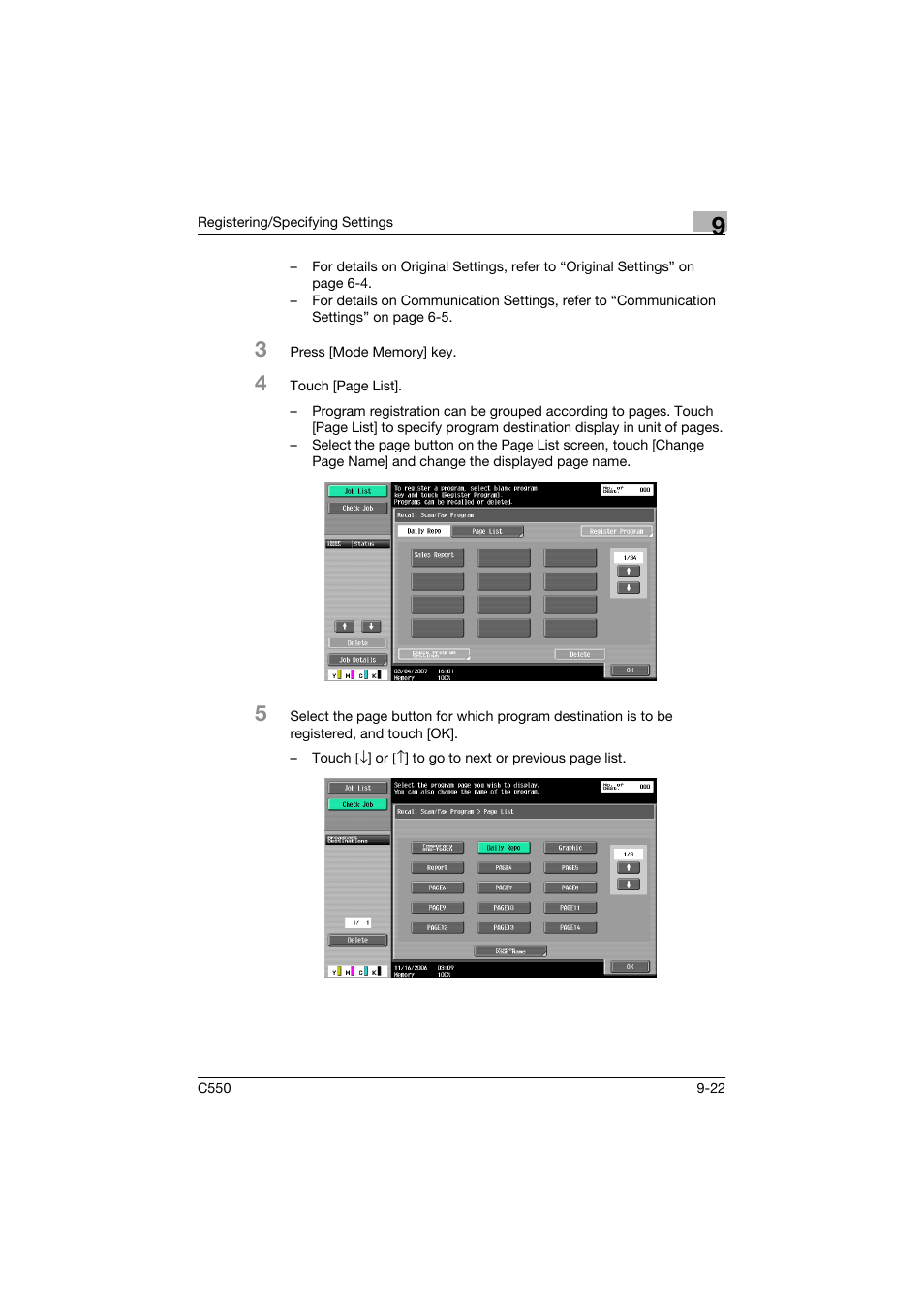 Konica Minolta bizhub C550 User Manual | Page 282 / 491