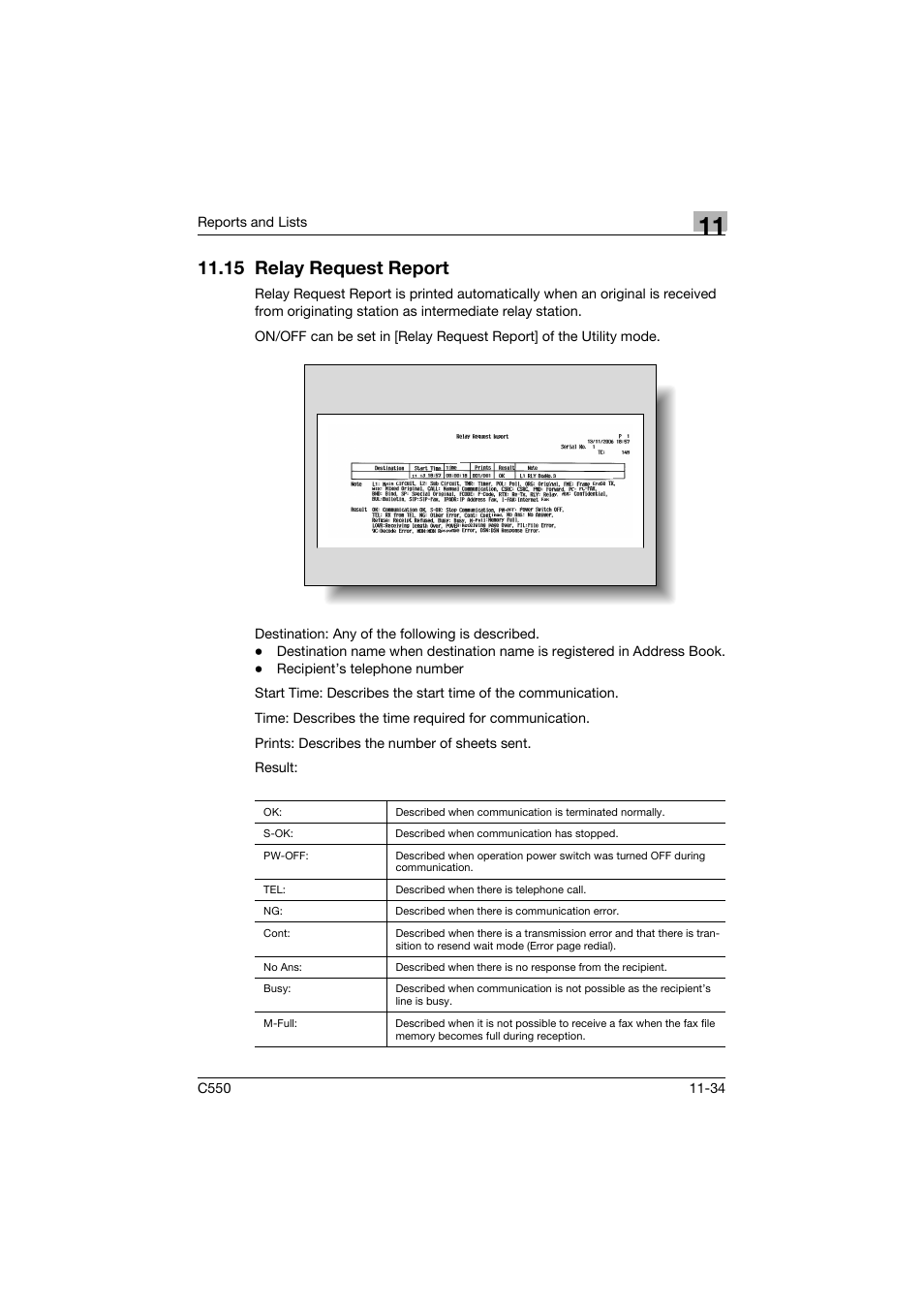 15 relay request report, 15 relay request report -34 | Konica Minolta bizhub C550 User Manual | Page 456 / 491