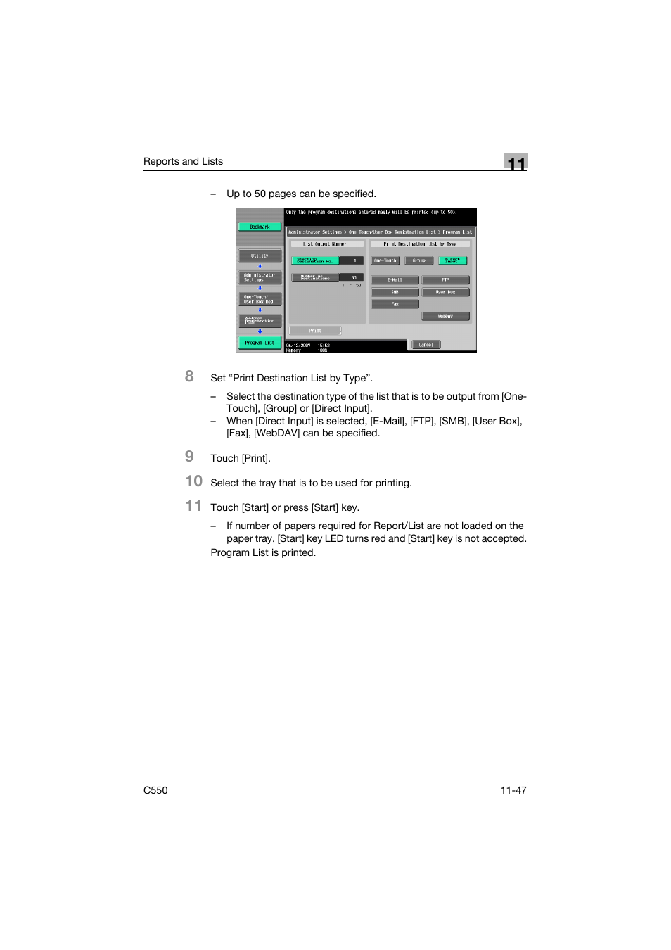 Konica Minolta bizhub C550 User Manual | Page 469 / 491
