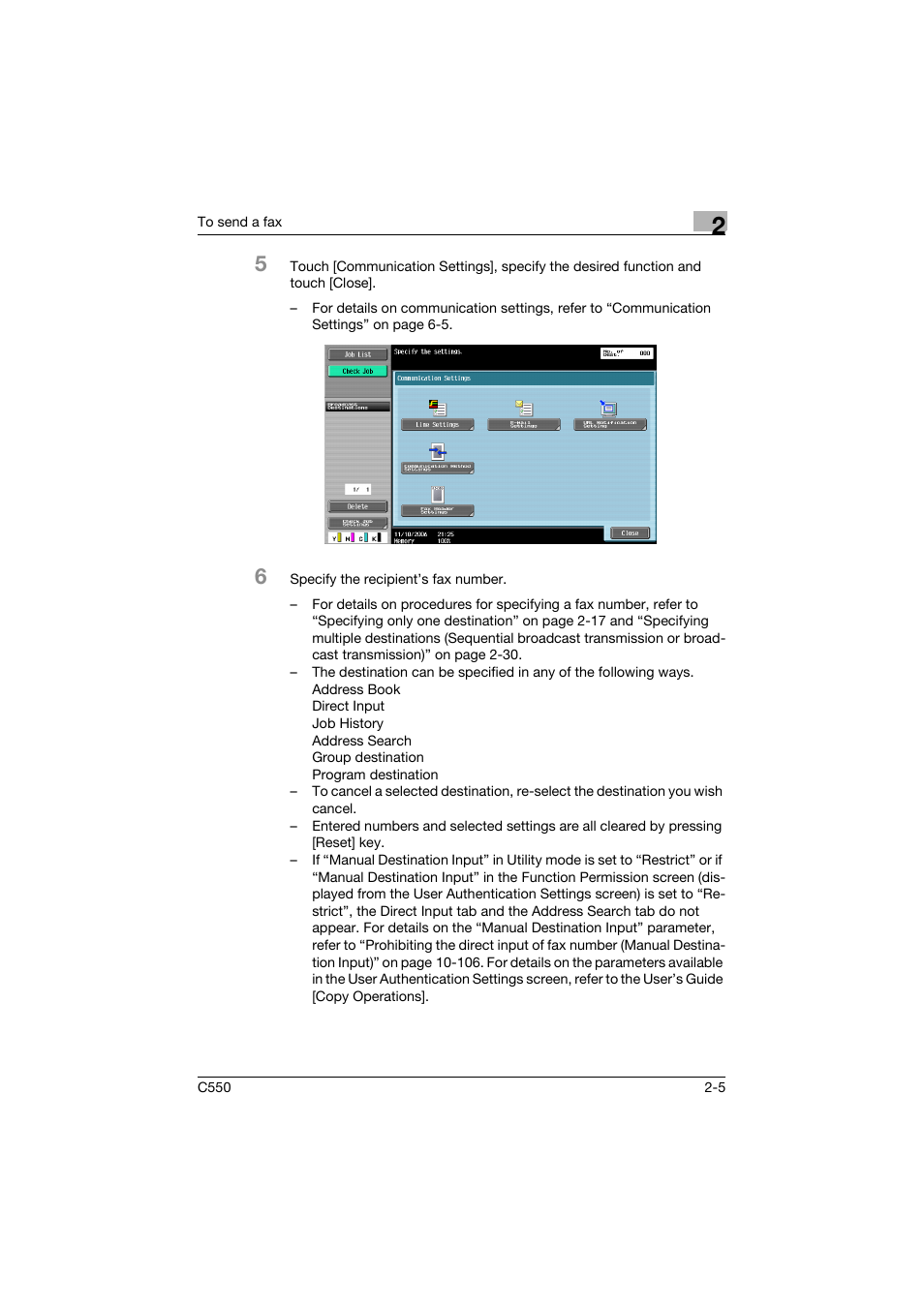 Konica Minolta bizhub C550 User Manual | Page 61 / 491