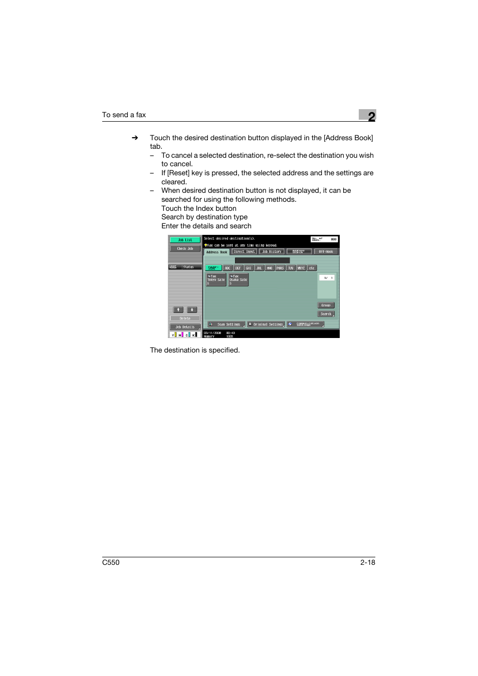 Konica Minolta bizhub C550 User Manual | Page 74 / 491