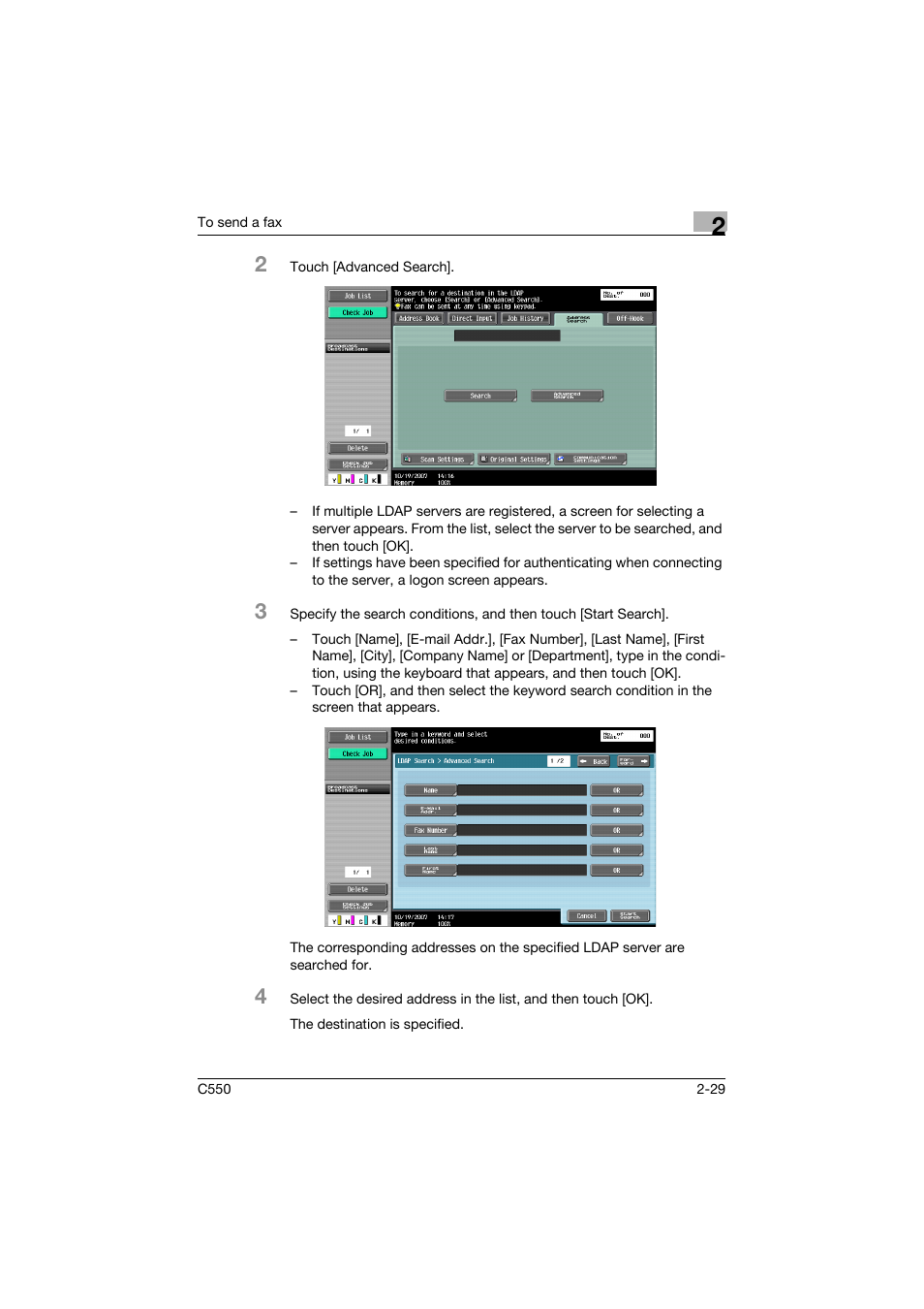 Konica Minolta bizhub C550 User Manual | Page 85 / 491