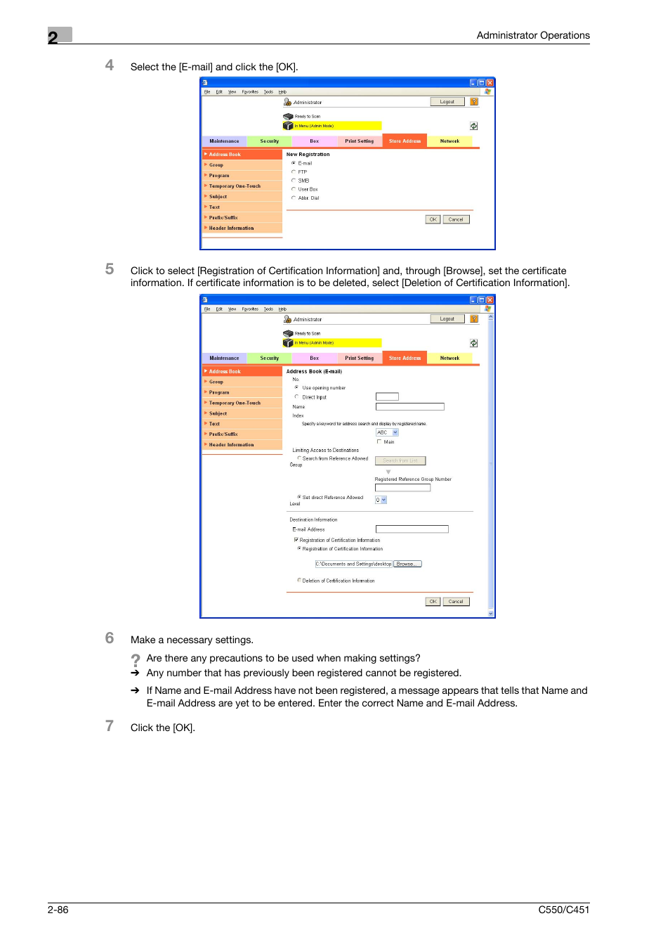 Konica Minolta bizhub C451 User Manual | Page 101 / 192