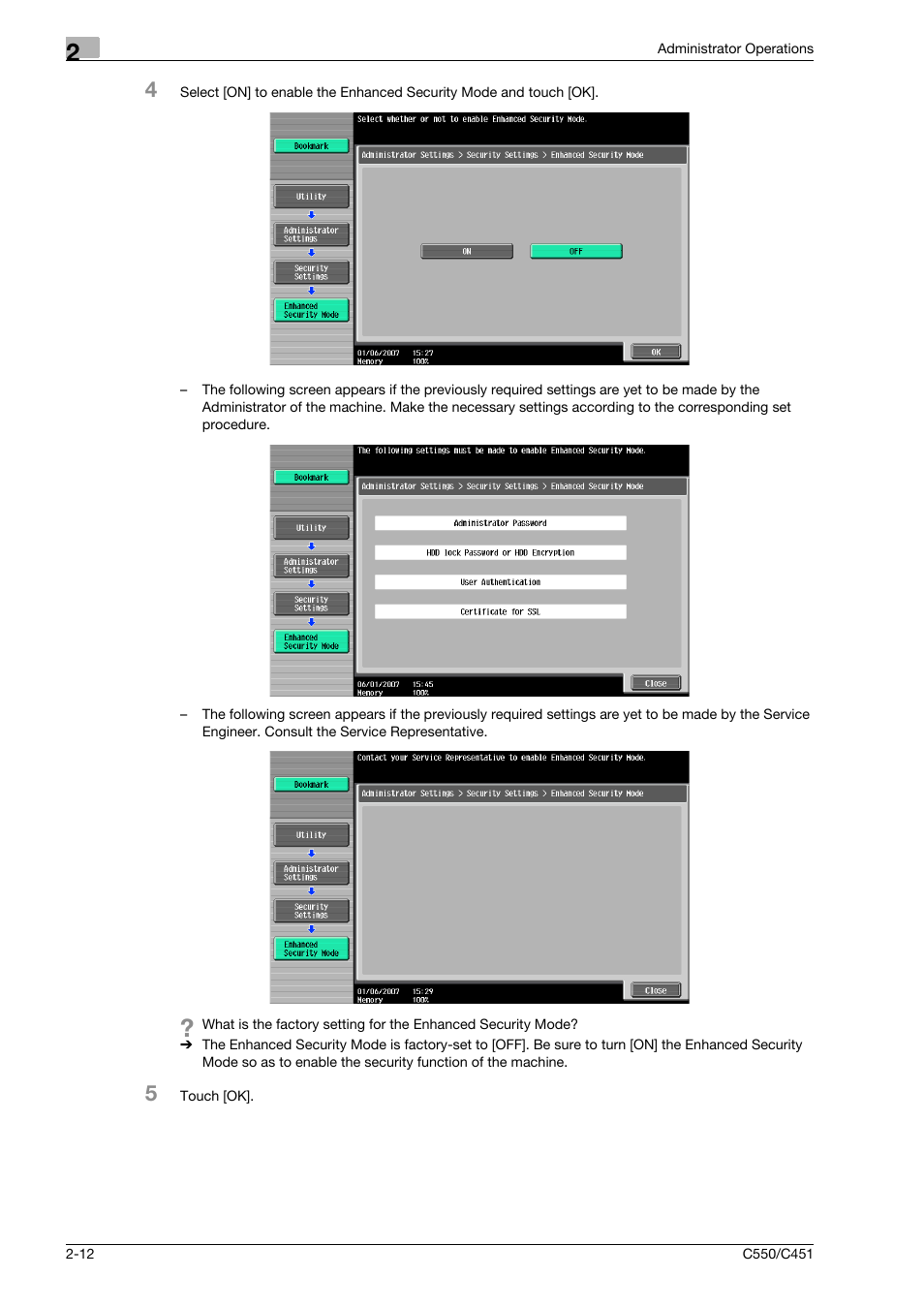 Konica Minolta bizhub C451 User Manual | Page 27 / 192