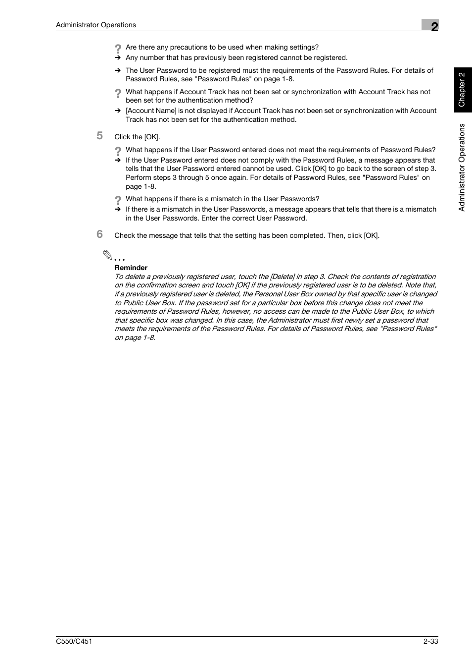 Konica Minolta bizhub C451 User Manual | Page 48 / 192
