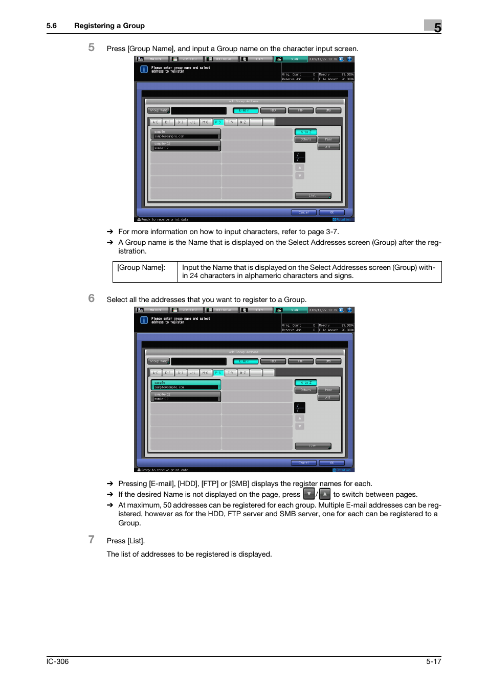 Konica Minolta bizhub PRESS C8000 User Manual | Page 52 / 101