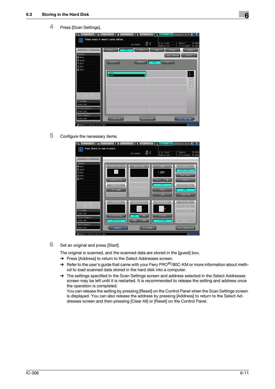 Konica Minolta bizhub PRESS C8000 User Manual | Page 67 / 101