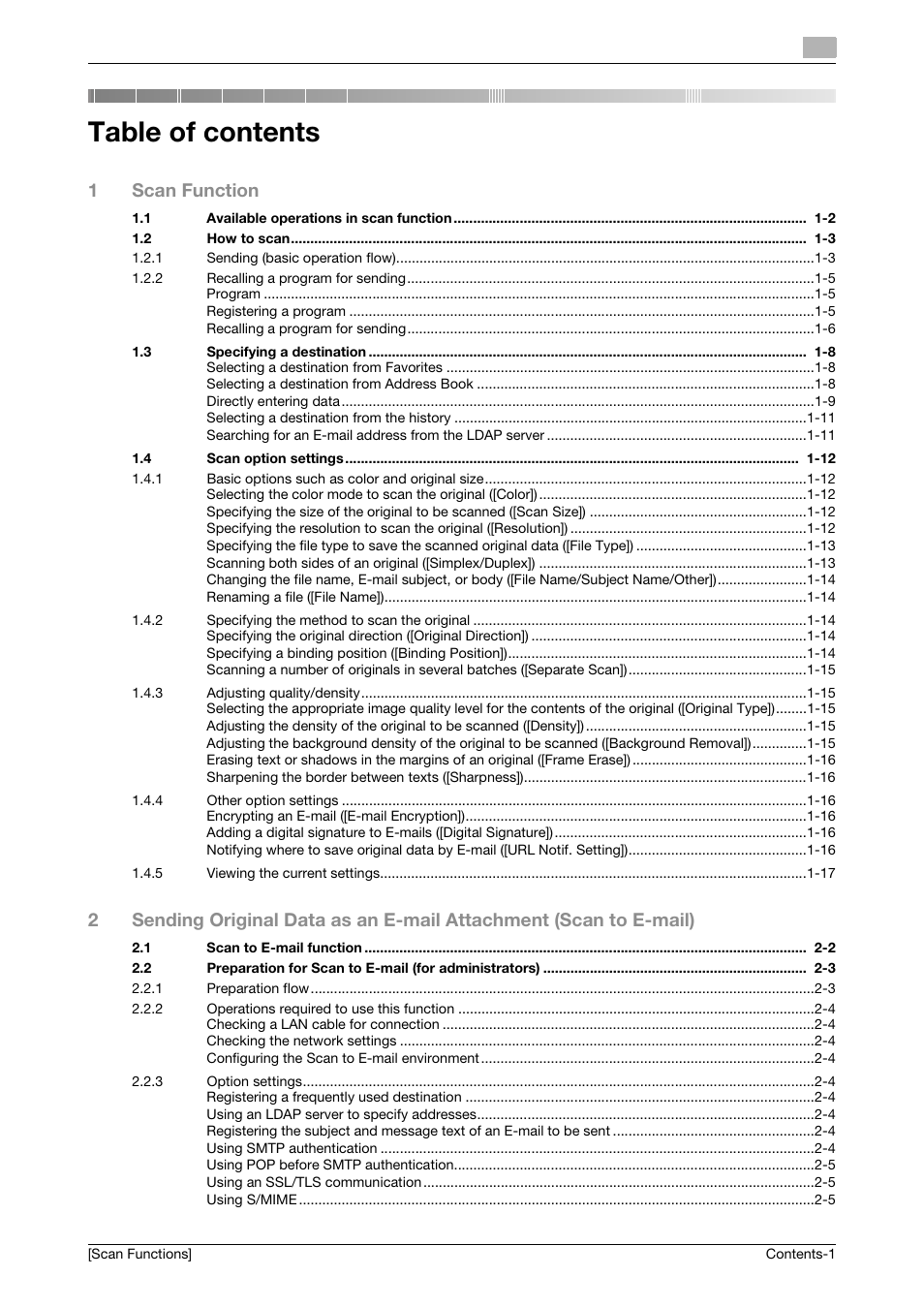 Konica Minolta bizhub C3850 User Manual | Page 2 / 105