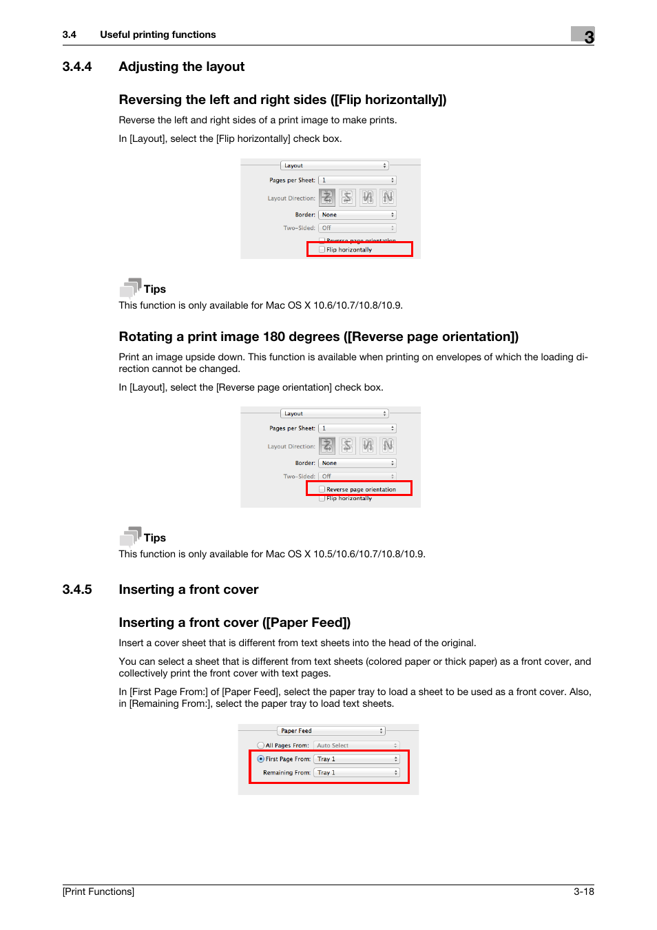 4 adjusting the layout, 5 inserting a front cover, Inserting a front cover ([paper feed]) | Konica Minolta bizhub C3350 User Manual | Page 92 / 119