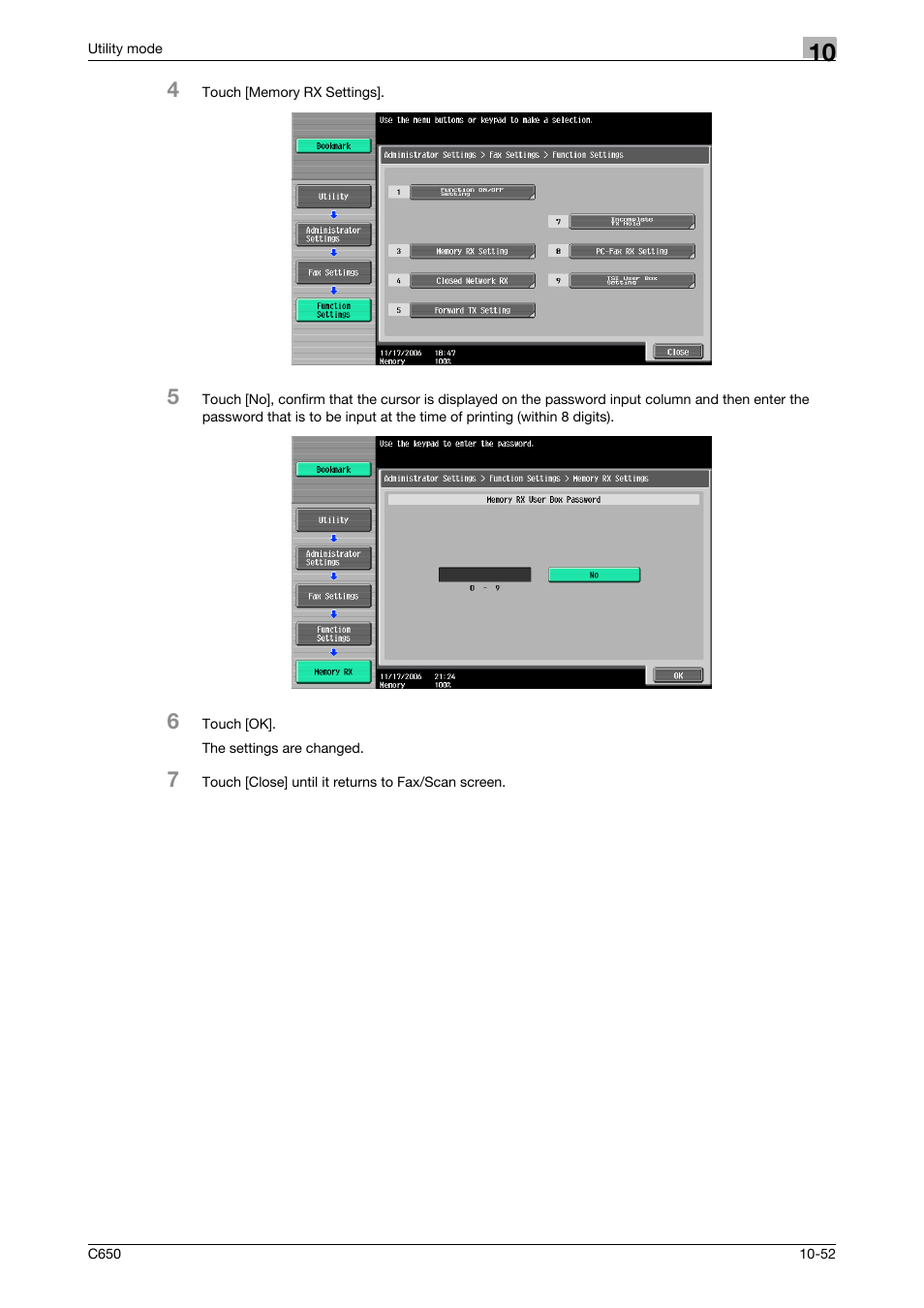 Konica Minolta FK-502 User Manual | Page 272 / 361