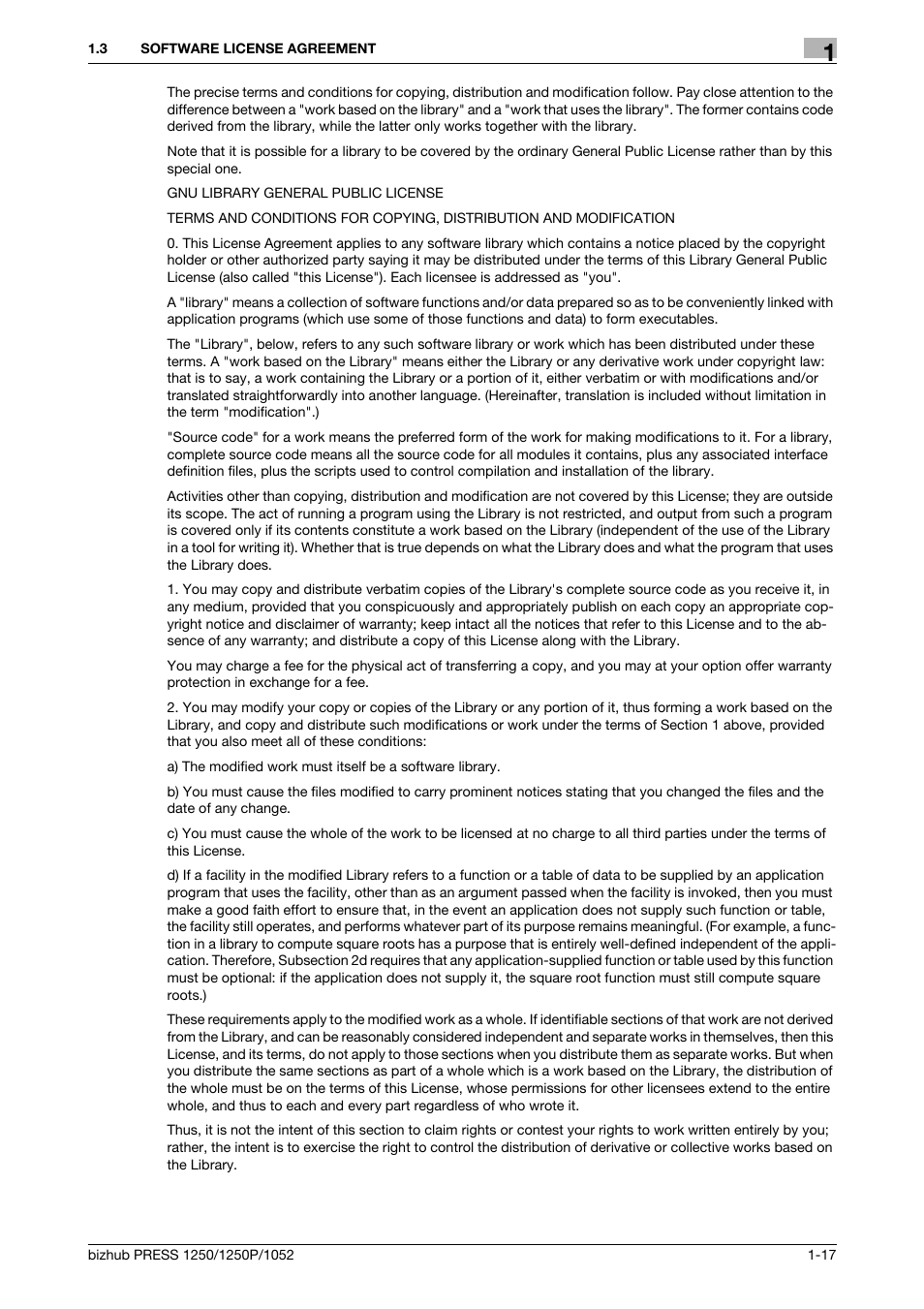 Konica Minolta bizhub PRESS 1250P User Manual | Page 18 / 90