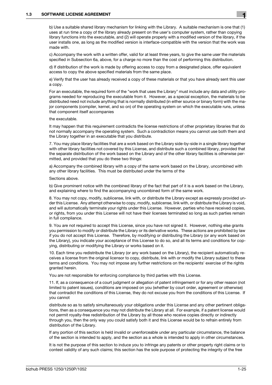 Konica Minolta bizhub PRESS 1250P User Manual | Page 26 / 90
