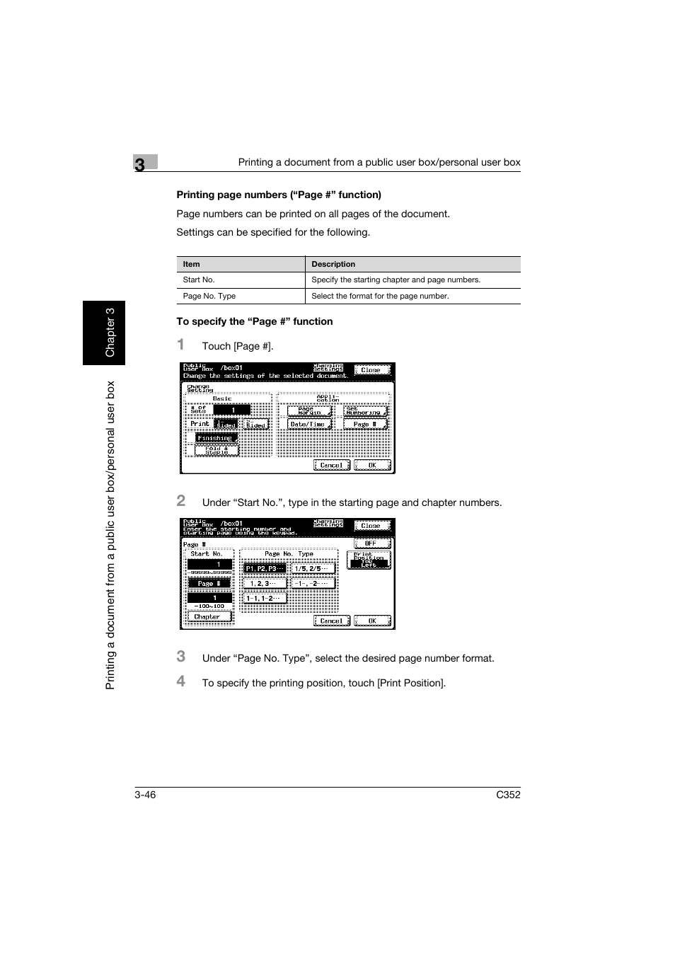 P. 3-46 | Konica Minolta bizhub C352 User Manual | Page 83 / 198