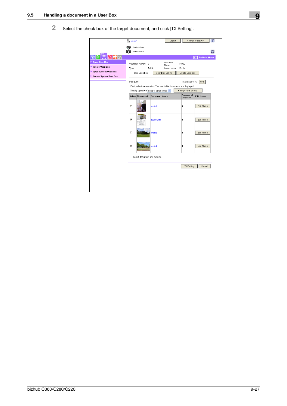 Konica Minolta BIZHUB C360 User Manual | Page 263 / 292