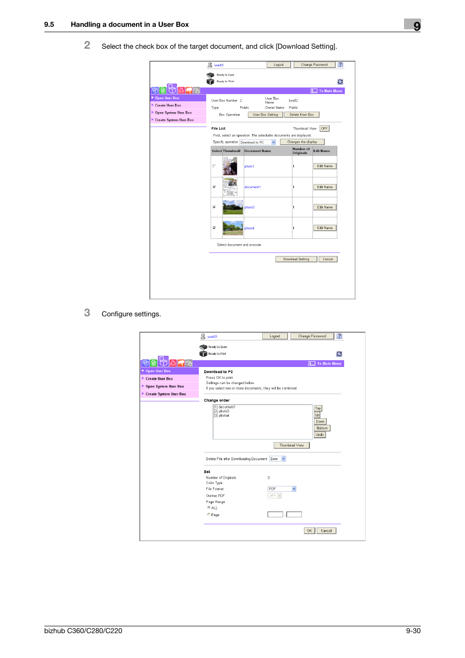 Konica Minolta BIZHUB C360 User Manual | Page 266 / 292