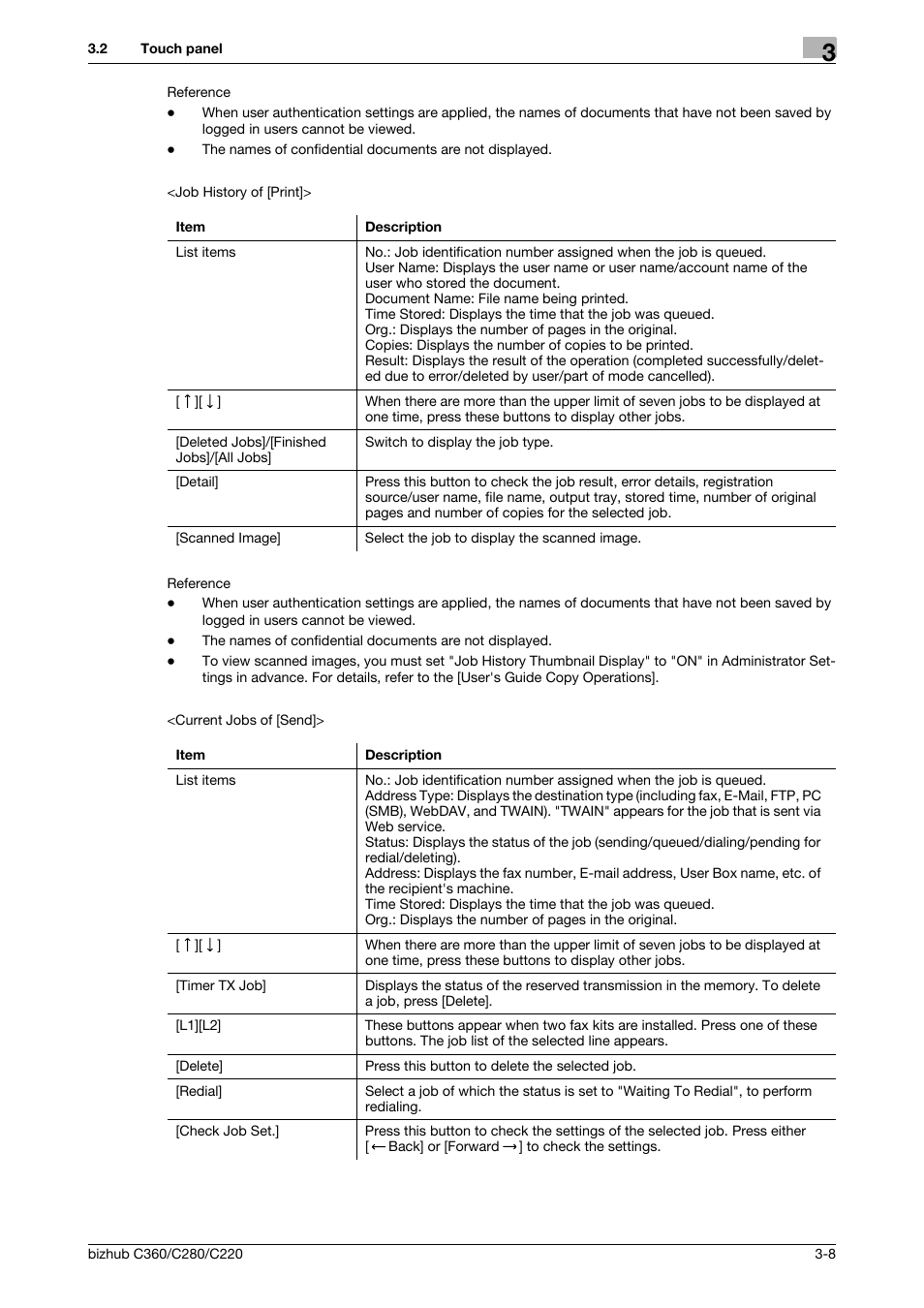 Konica Minolta BIZHUB C360 User Manual | Page 38 / 292
