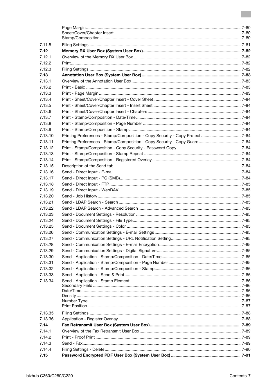 Konica Minolta BIZHUB C360 User Manual | Page 8 / 292