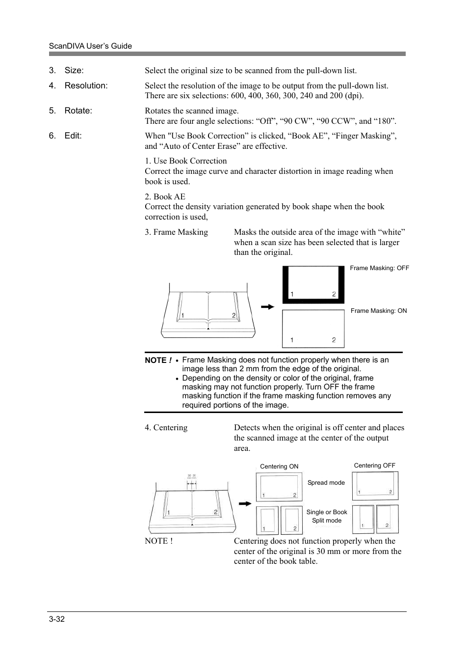 Konica Minolta ScanDiva User Manual | Page 62 / 104