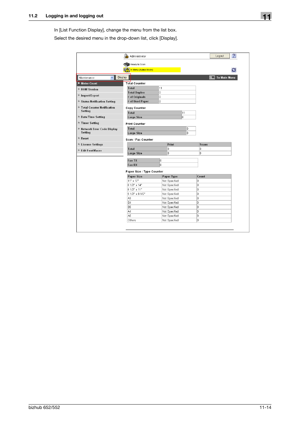 Konica Minolta bizhub 552 User Manual | Page 260 / 310