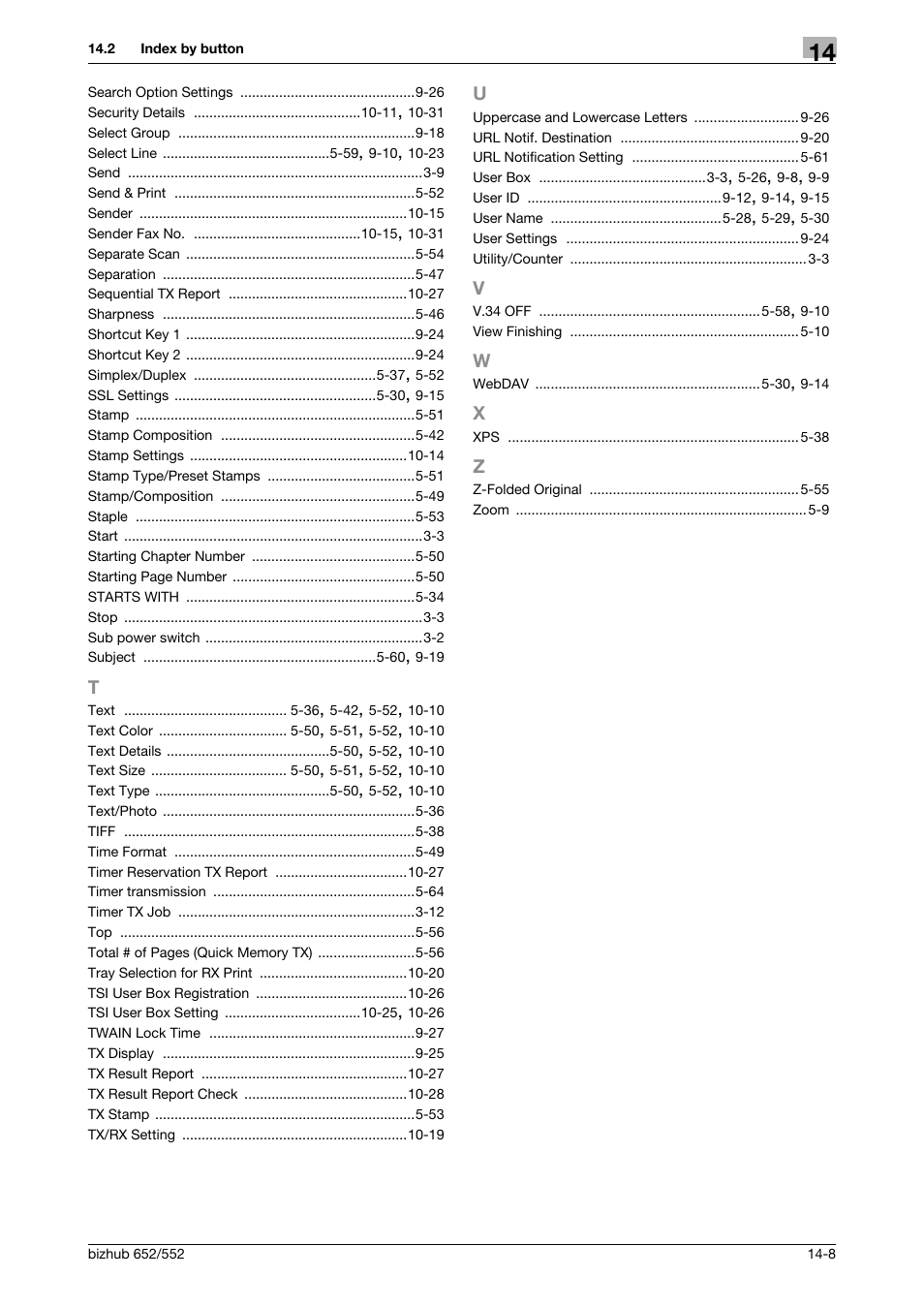 Konica Minolta bizhub 552 User Manual | Page 309 / 310