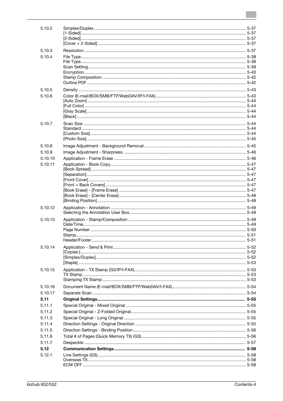 Konica Minolta bizhub 552 User Manual | Page 5 / 310