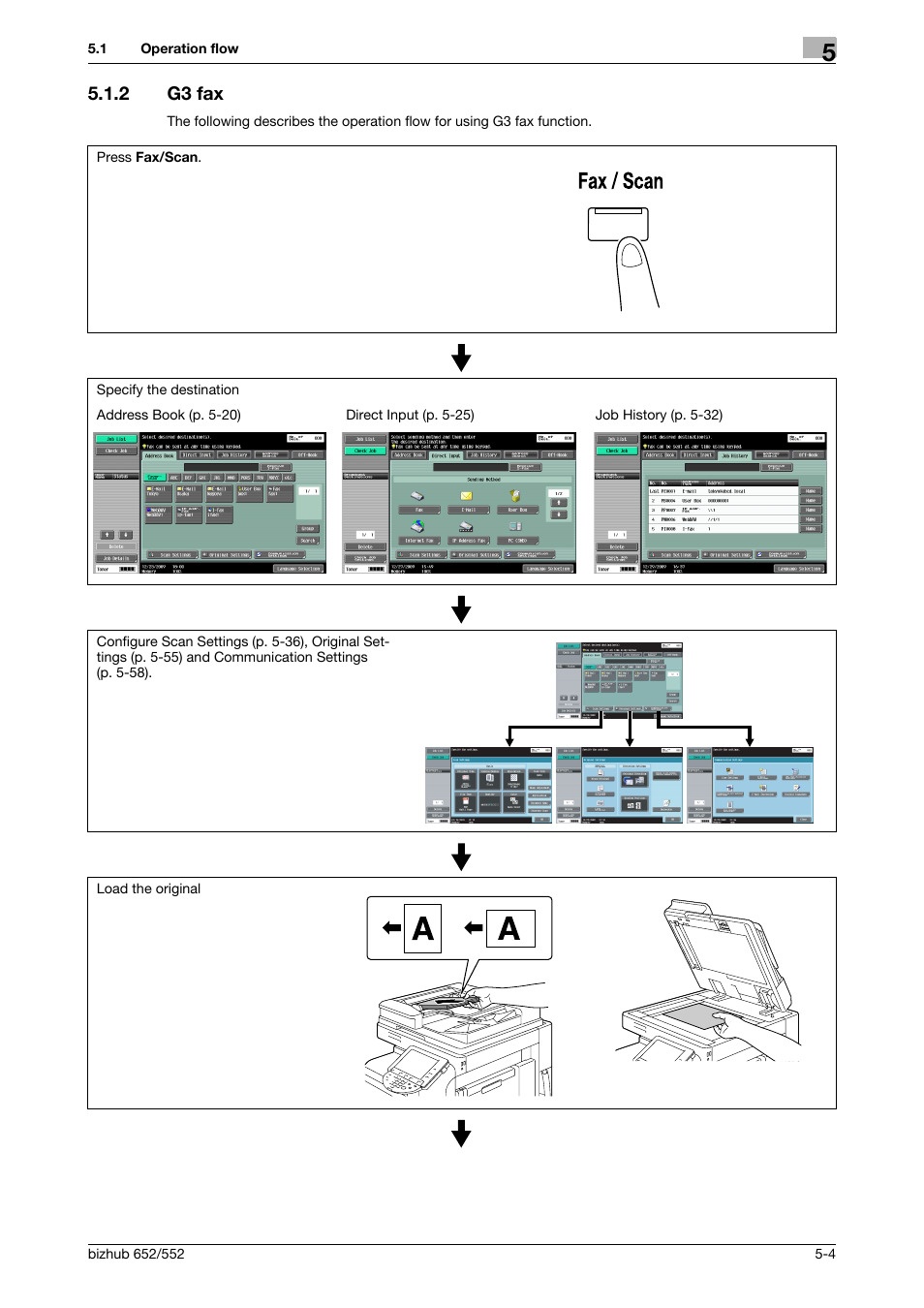 2 g3 fax, G3 fax -4 | Konica Minolta bizhub 552 User Manual | Page 58 / 310