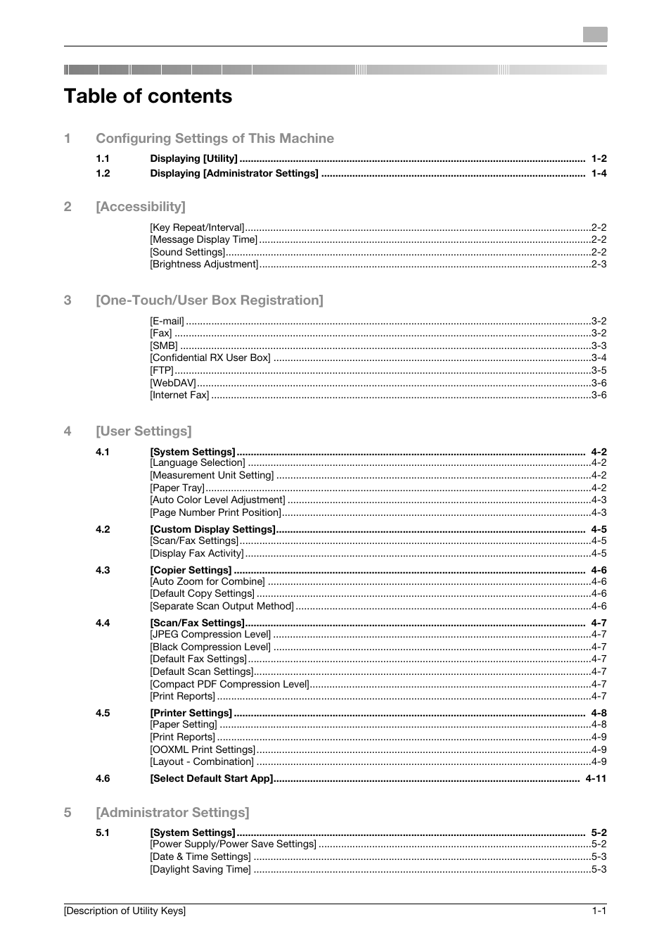 Konica Minolta bizhub 4050 User Manual | Page 2 / 65