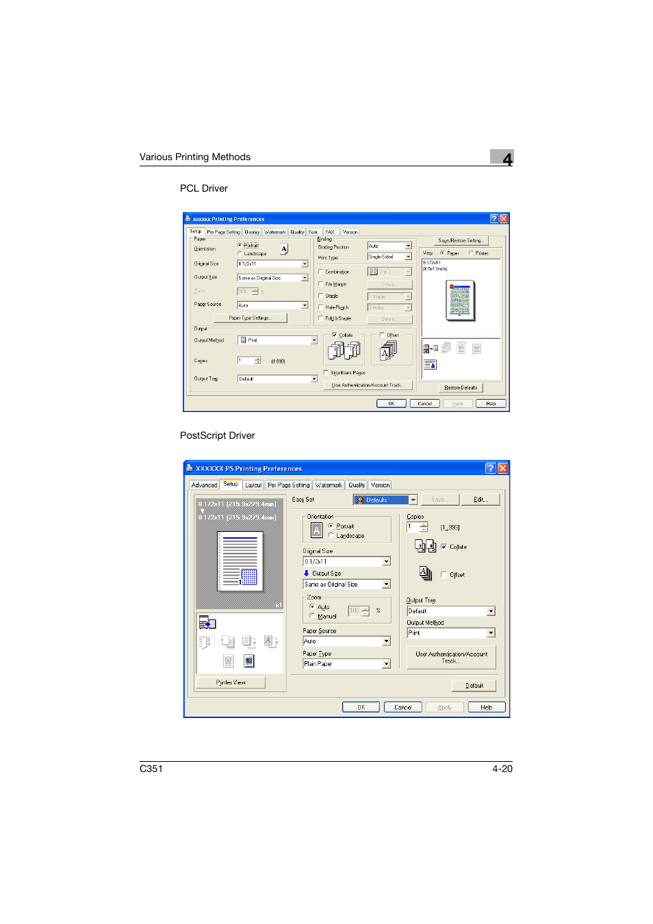 Konica Minolta BIZHUB C351 User Manual | Page 109 / 380