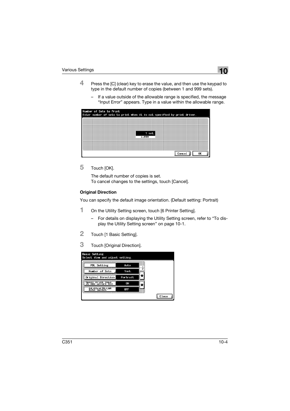 Original direction, Original direction -4 | Konica Minolta BIZHUB C351 User Manual | Page 237 / 380