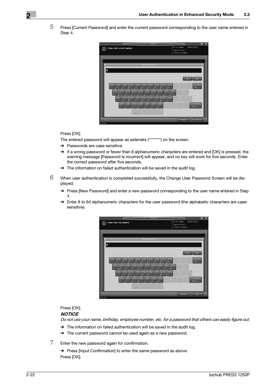 Konica Minolta bizhub PRESS 1250P User Manual | Page 30 / 68