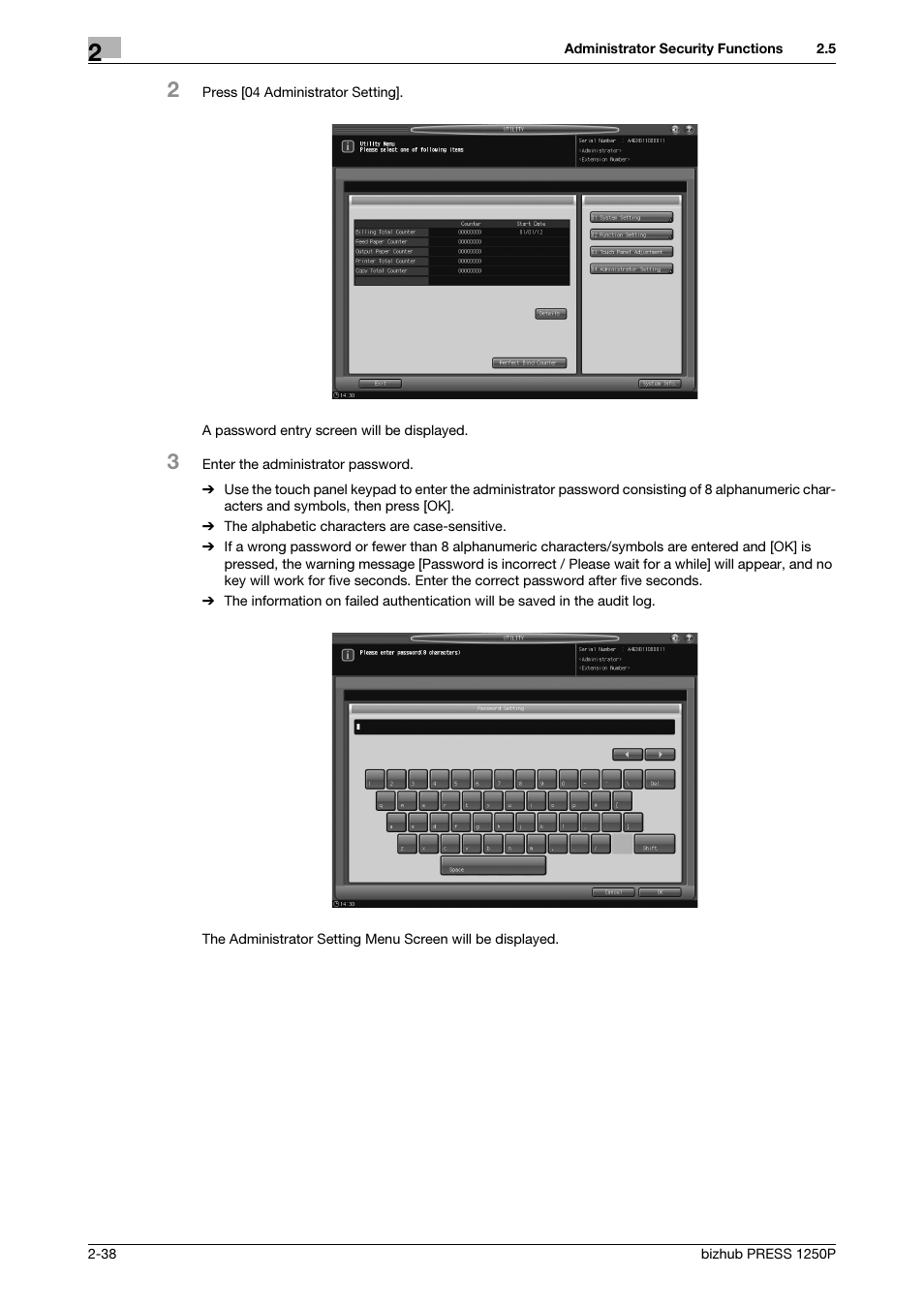 Konica Minolta bizhub PRESS 1250P User Manual | Page 46 / 68