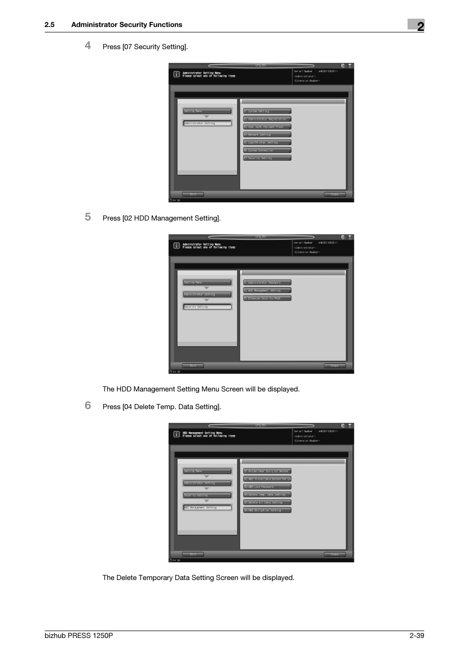 Konica Minolta bizhub PRESS 1250P User Manual | Page 47 / 68