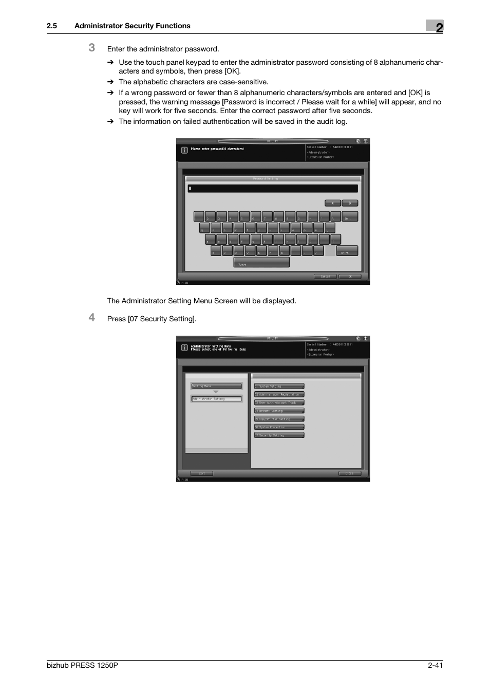 Konica Minolta bizhub PRESS 1250P User Manual | Page 49 / 68