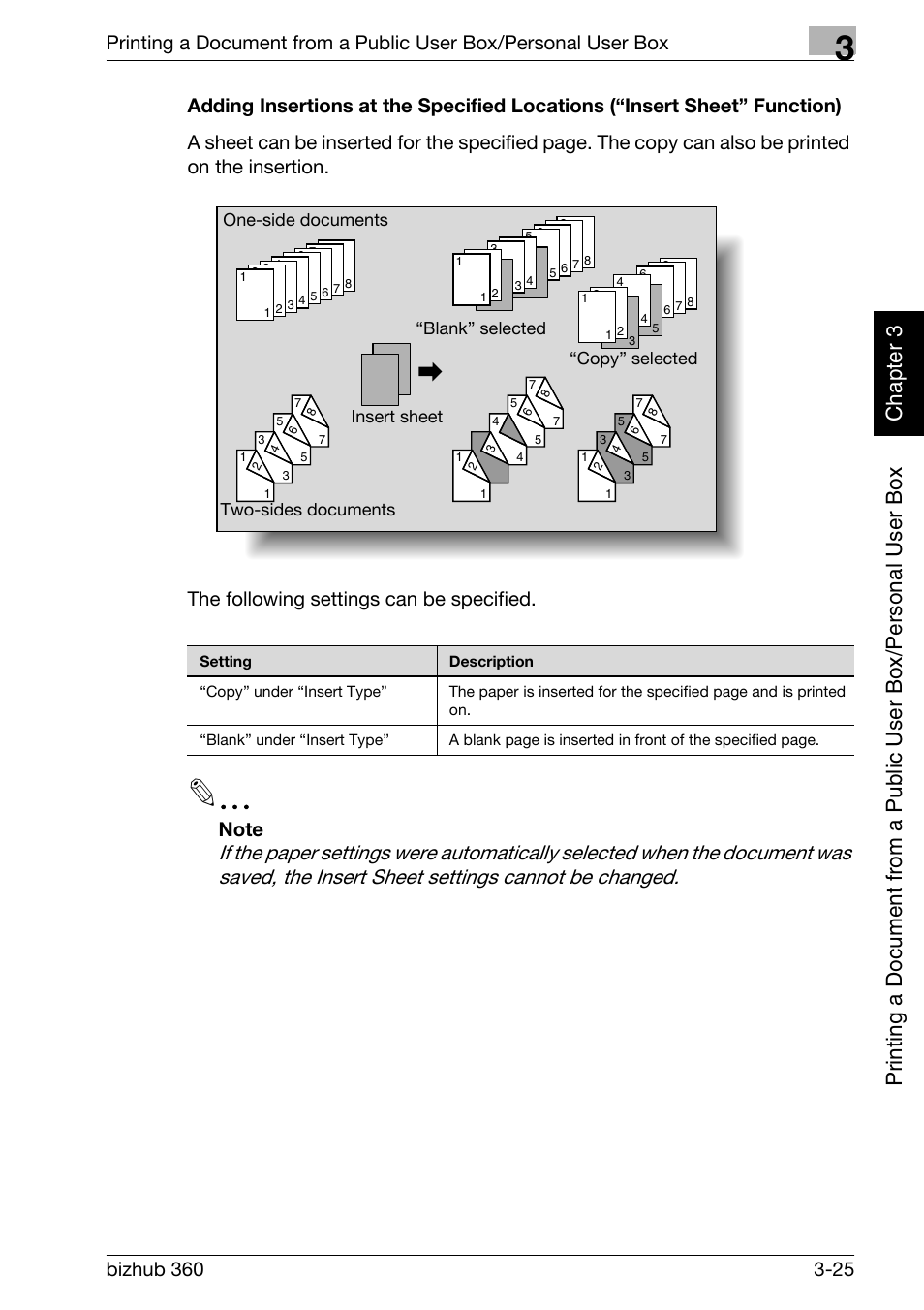 P. 3-25 | Konica Minolta bizhub 360 User Manual | Page 64 / 218