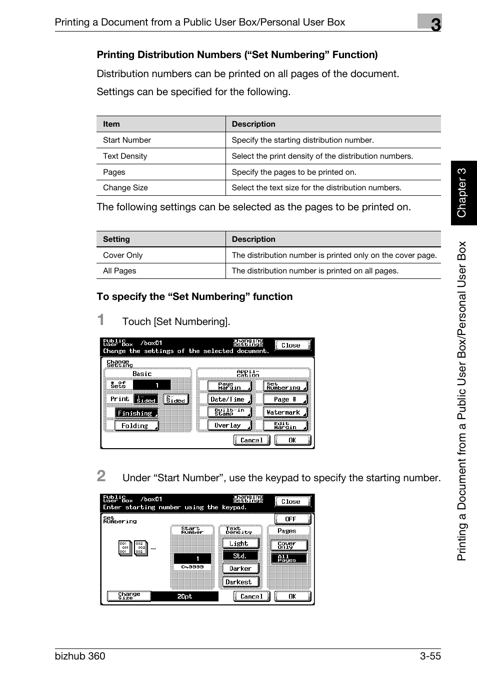 P. 3-55 | Konica Minolta bizhub 360 User Manual | Page 94 / 218