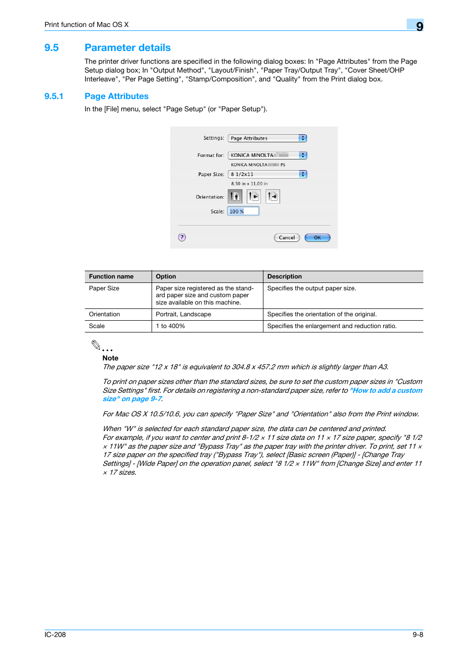 5 parameter details, Parameter details -8, Parameter details" on | Konica Minolta bizhub 601 User Manual | Page 117 / 273