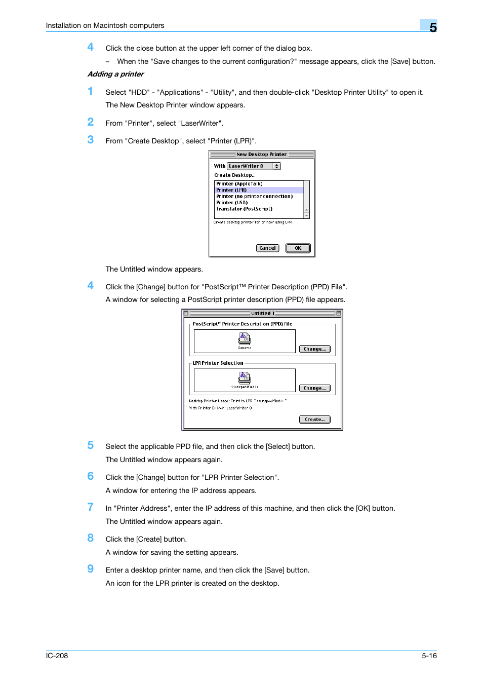 Konica Minolta bizhub 601 User Manual | Page 83 / 273